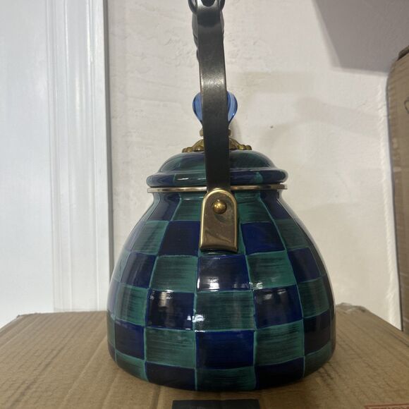 MacKenzie- Childs Juniper Tea Kettle Collective - Picture 3 of 8